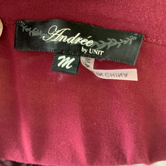 Andree by Unit baby doll style blouse Medium RODEO - Picture 6 of 6